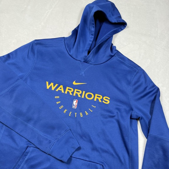 Nike Other - Golden State Warriors Hoodie Boys XL Blue NBA Basketball Nike Dri Fit Pullover